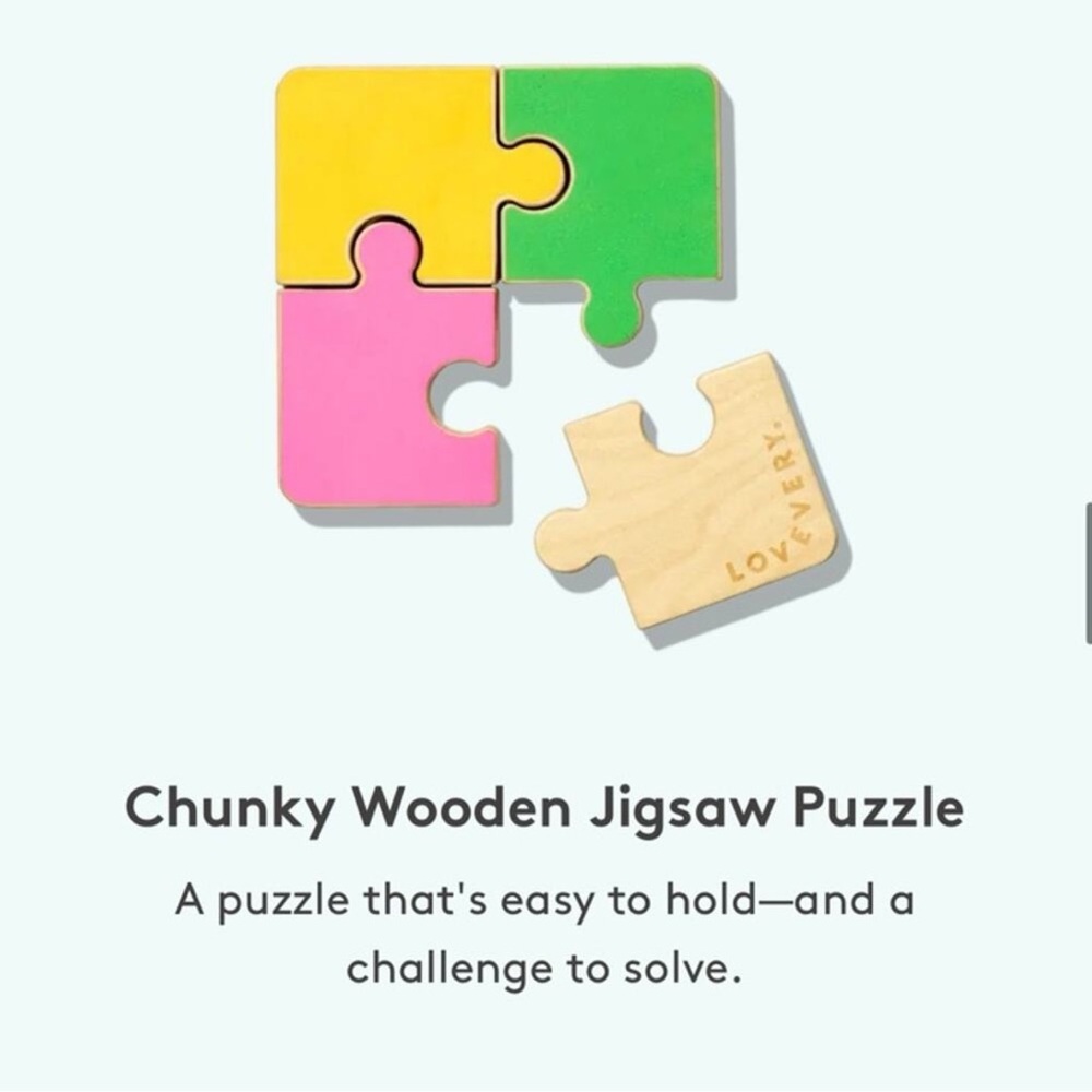 Lovevery Chunky Wooden Jigsaw Puzzle